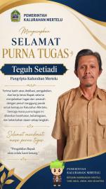 Selamat Purna Tugas Pangripta Kalurahan Mertelu